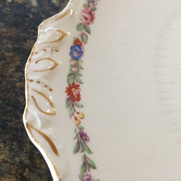 Vintage Old Staffordshire Johnson Bros England MARLOW Small Serving Platter - Picture 2 of 9